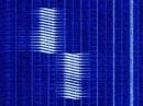 A waveform of the Chinese OTH radar "foghorn." [Courtesy of Wolf Hadel, DK2OM]